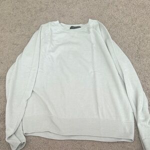 Banana Republic Women’s merino wool Light Gray Crewneck Sweater